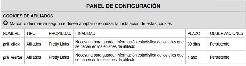 Cookies Afiliados